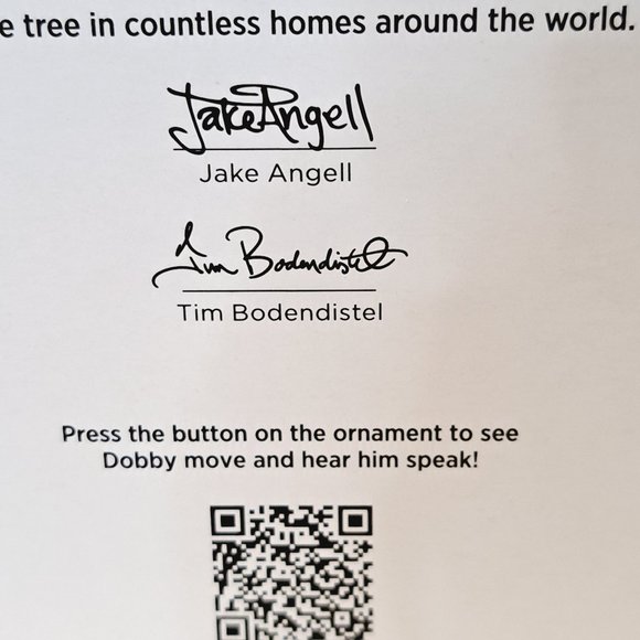 2023 Hallmark DOBBY The House Elf Harry Potter Magic Sound Ornament *NIB* - Picture 7 of 10